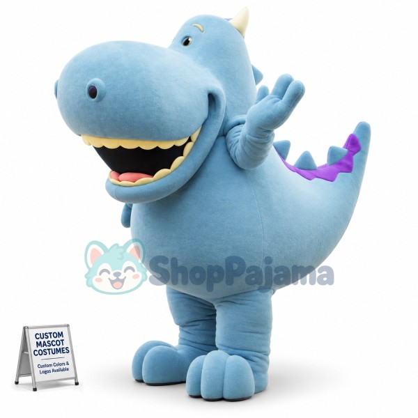 Big Mouth Short Dinosaur Mascot Costume