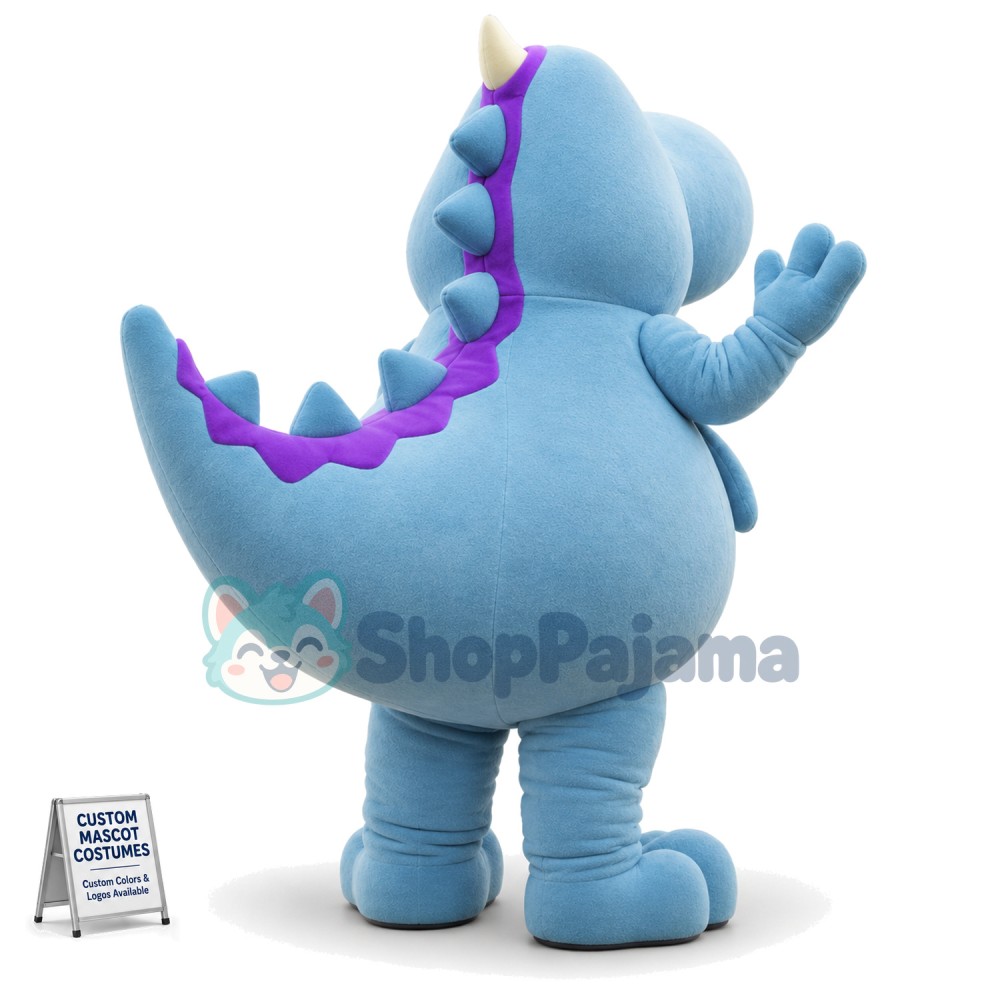 Big Mouth Short Dinosaur Mascot Costume