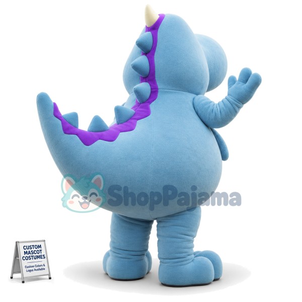Big Mouth Short Dinosaur Mascot Costume