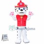 Red Marshall Paw Patrol Mascot Costume