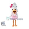 Singing White Lark Mascot Costume