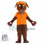 Orange Paw Patrol Zuma Mascot Costume