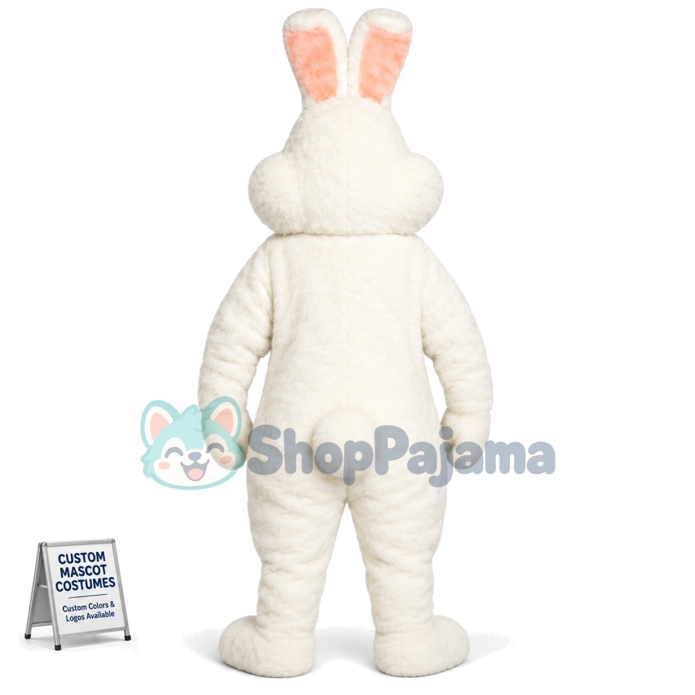 Easter White Rabbit Mascot Costume