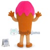 Attractive Strawberry Cone Mascot Costume