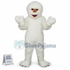 Pure White Plush Orangutan Mascot Costume