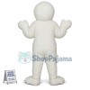 Pure White Plush Orangutan Mascot Costume