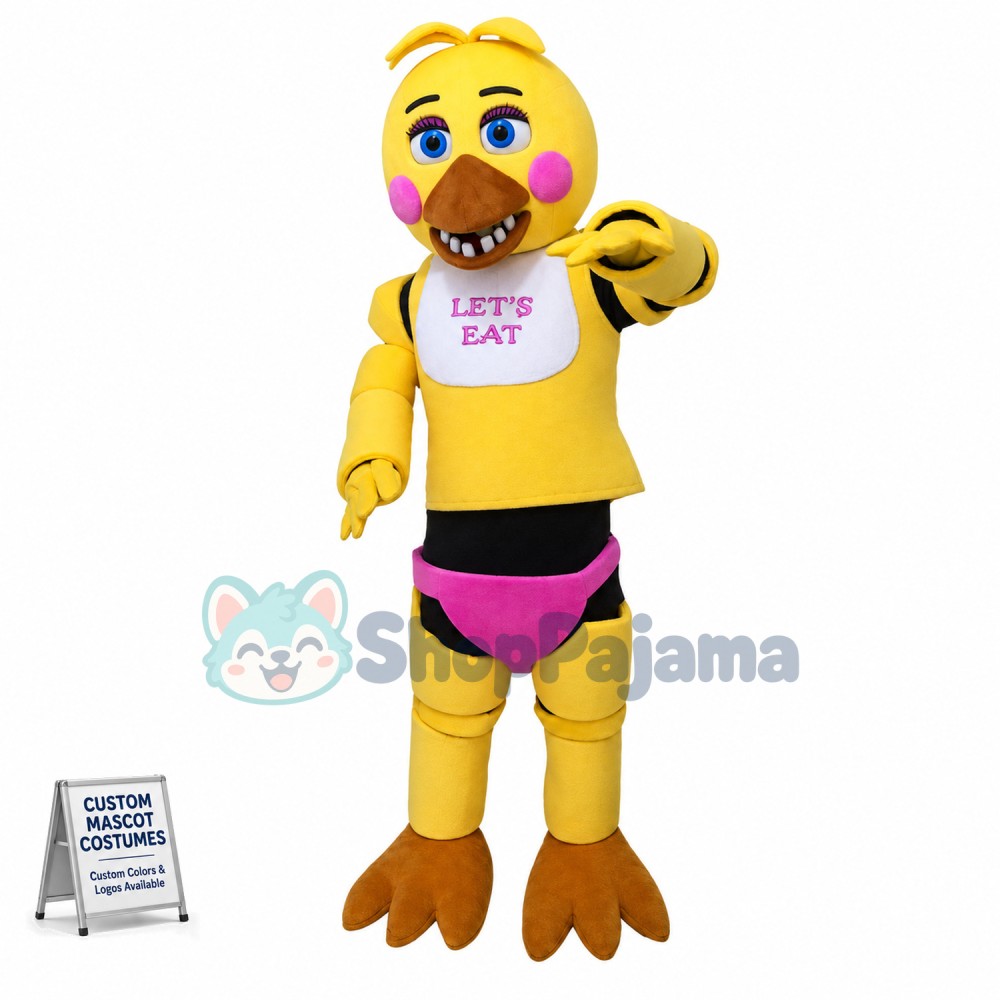 Chica Mascot Five Nights at Freddys Costume