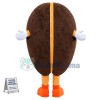 Funny Cartoon Coffee Bean Mascot Costume