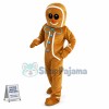 Christmas Caramel Gingerbread Man Mascot Costume