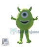 Green Monocular Mascot Cartoon Costume