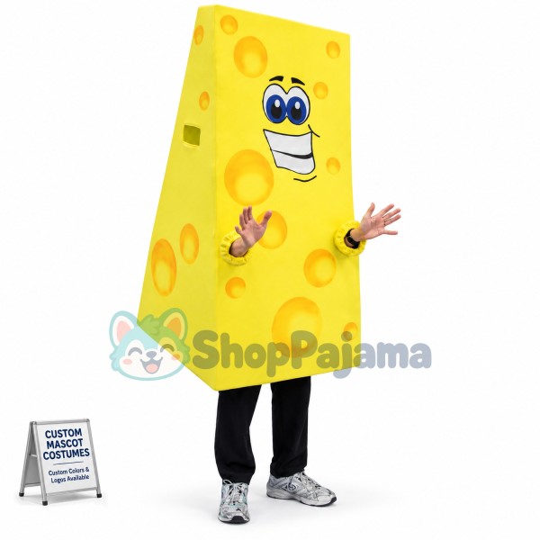 Piece of Butter Cheese Mascot Costume