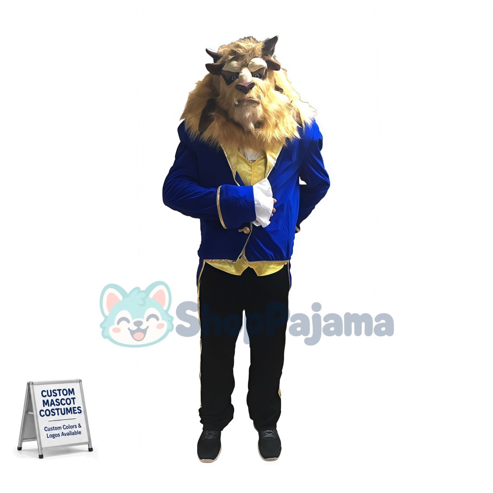 Ugly Monster Prince In The Suit Mascot Costume