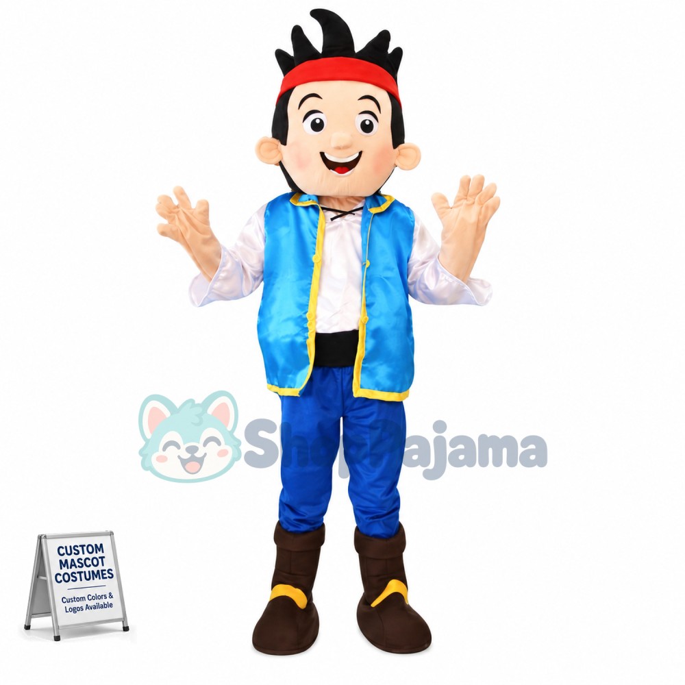 Capable Turban Boy Mascot Costume