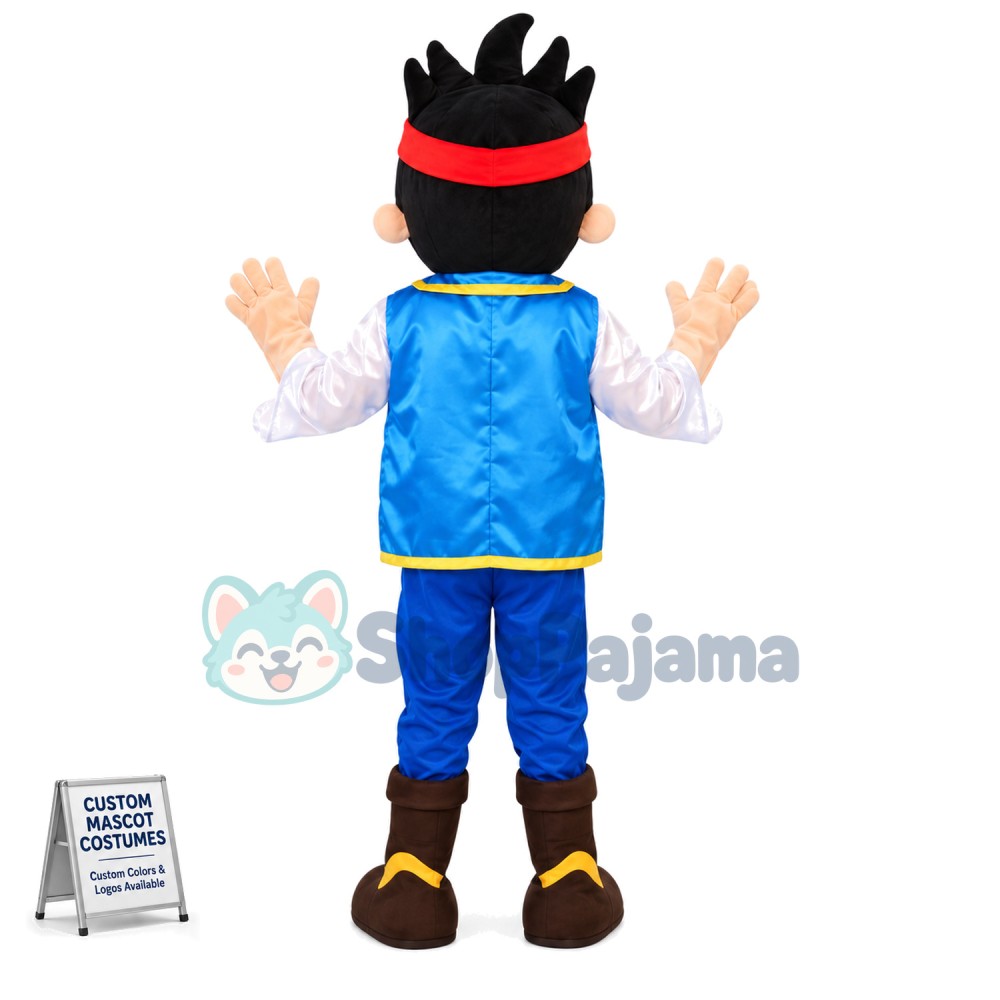 Capable Turban Boy Mascot Costume