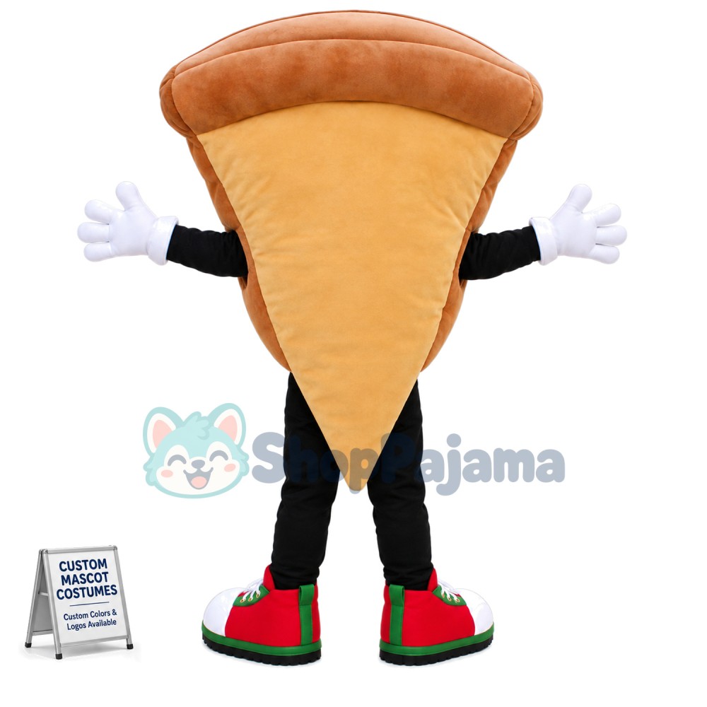 Thick Piece of Cheese Sausage Pizza Mascot Costume