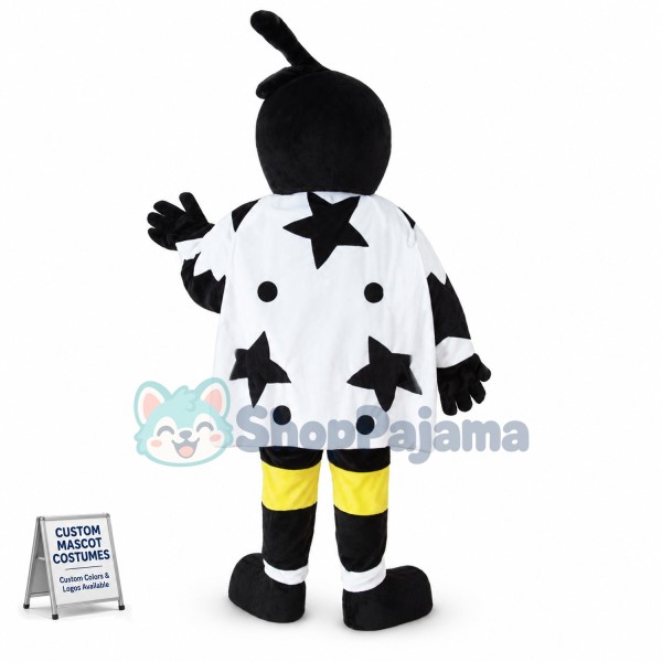 Star Cape Black Woodpecker Mascot Costume