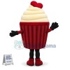 Fluffy Small Cream Cake Mascot Costume