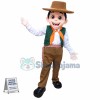 Generous Young Farmer Mascot Costume