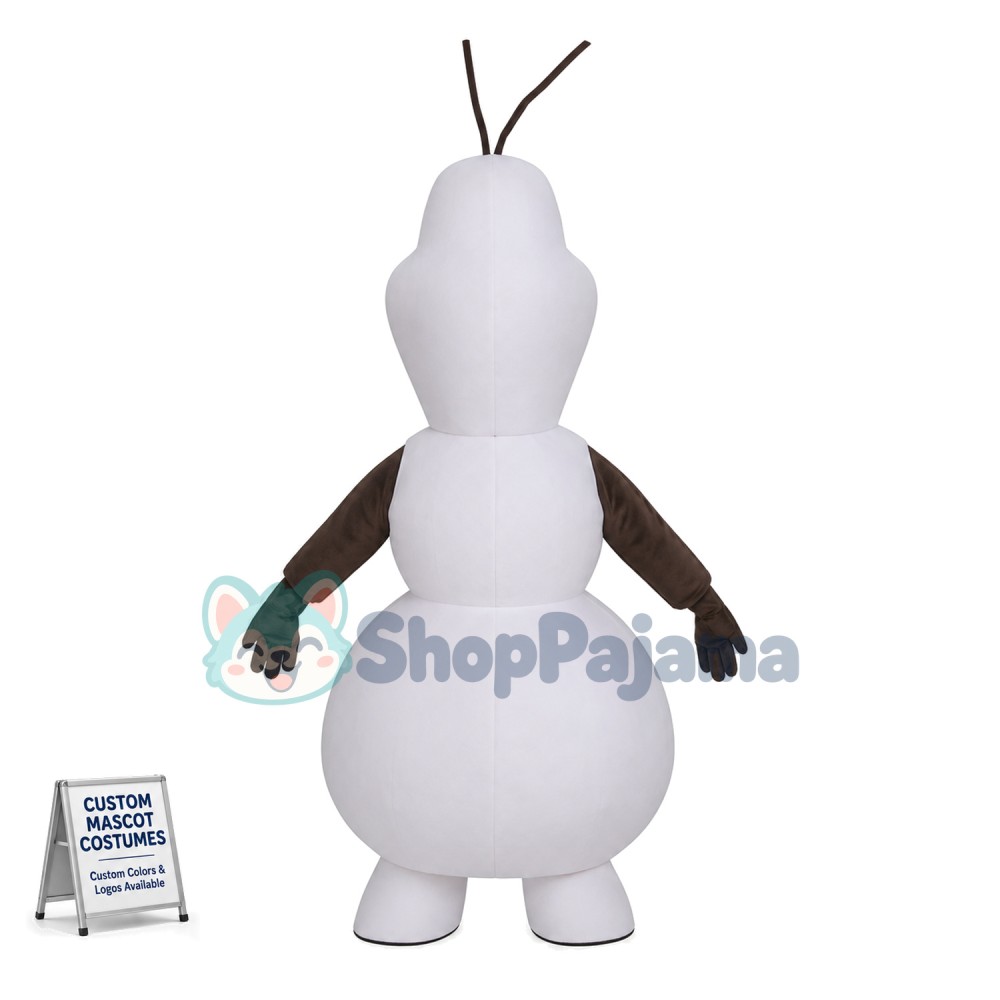 Olaf The Innocent Snowman Mascot Costume