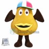 Big Brown Coffee Bean Mascot Costume