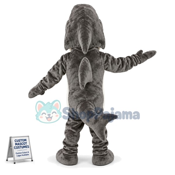 Blue Eyes Shark Mascot Costume
