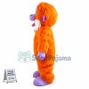 Orange Furry Apes Mascot Costume