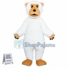 White Furry Snow Apes Mascot Costume