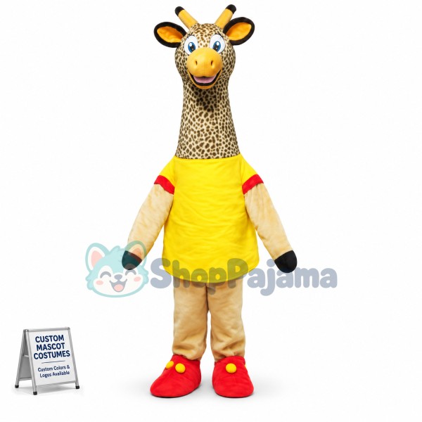 Walking Giraffe Mascot Costume for Adult