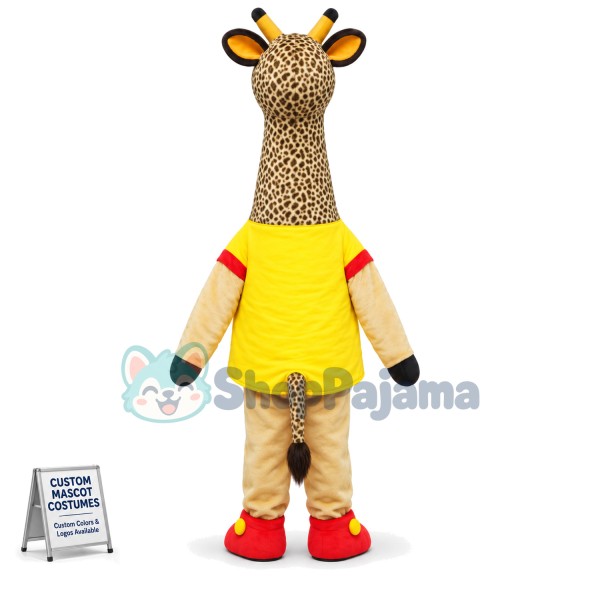 Walking Giraffe Mascot Costume for Adult