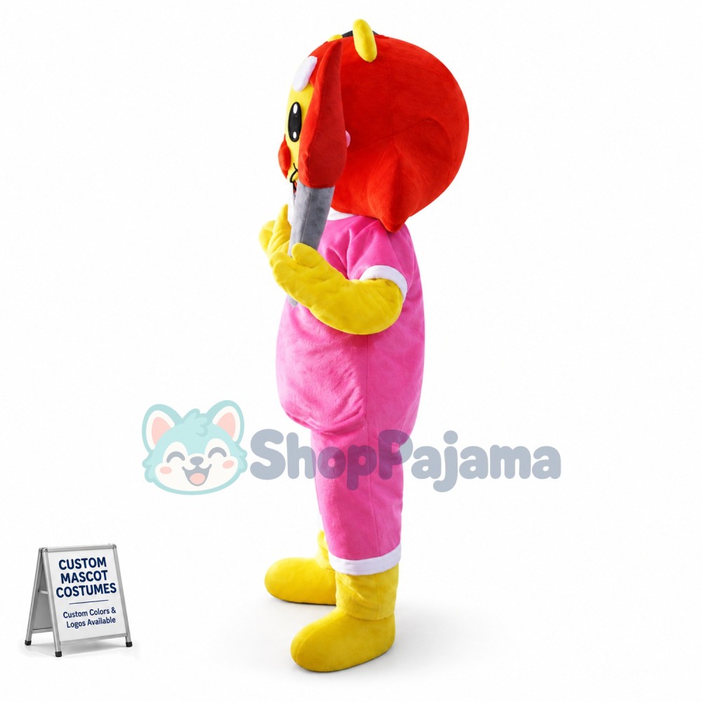 Torchbearer Yellow Dragon Mascot Costume