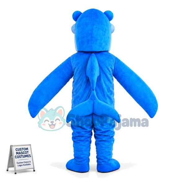 Blue Sea Shark Mascot Costume