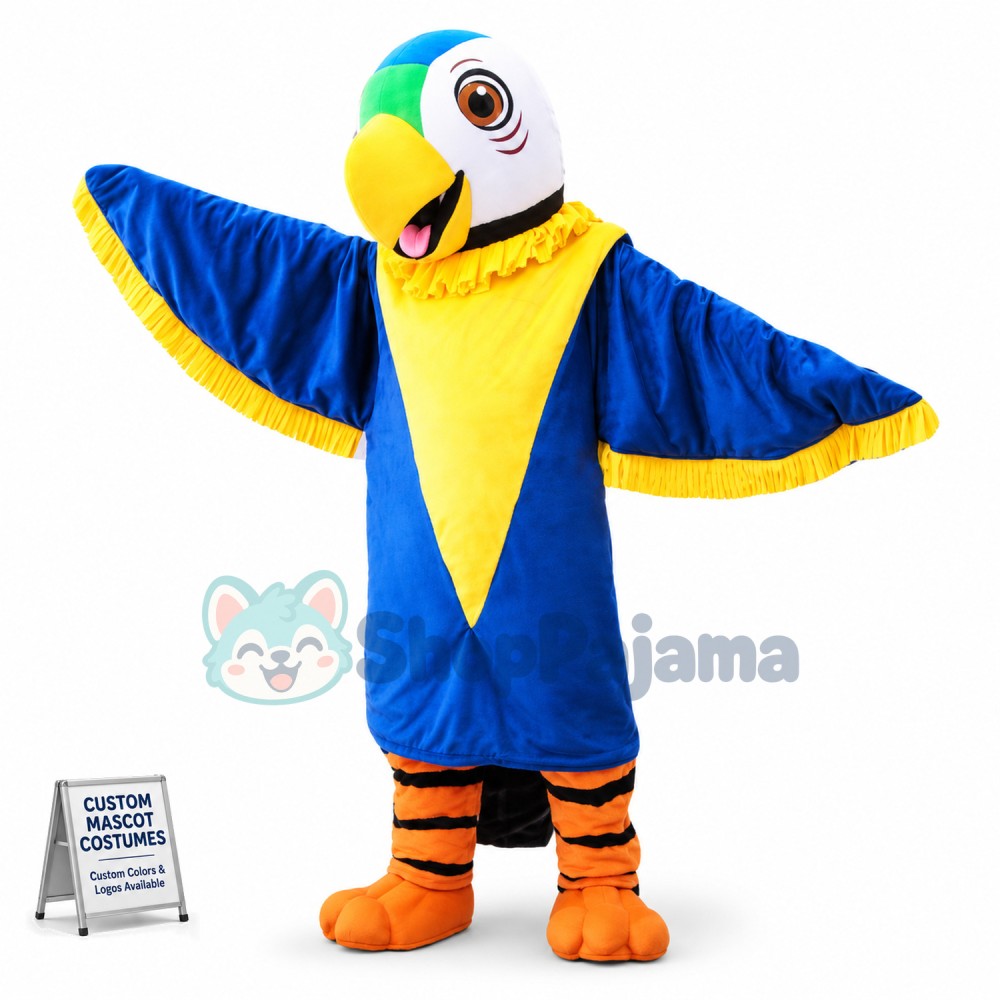 Blue Bird Mascot Costume for Adult
