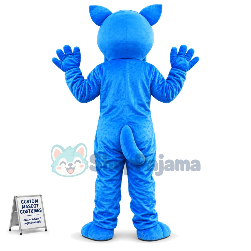 Clever Blue Scooby Doo Mascot Costume