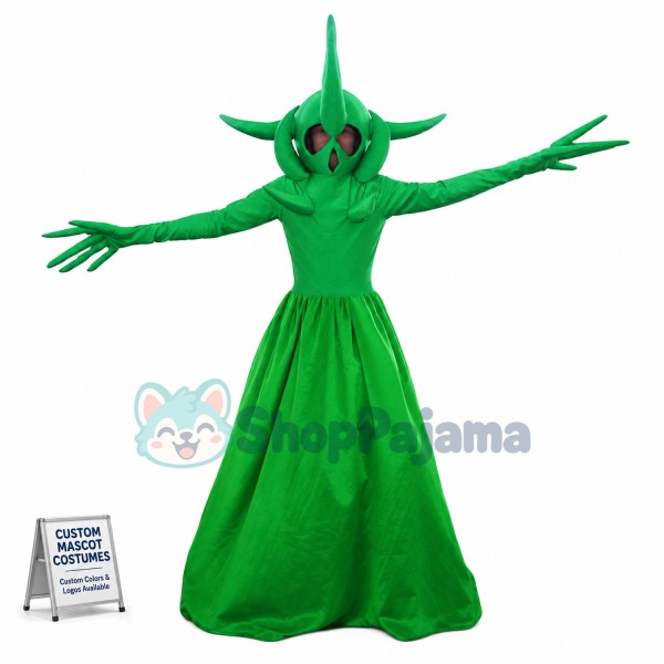 Thriller Green Dryad Mascot Costume