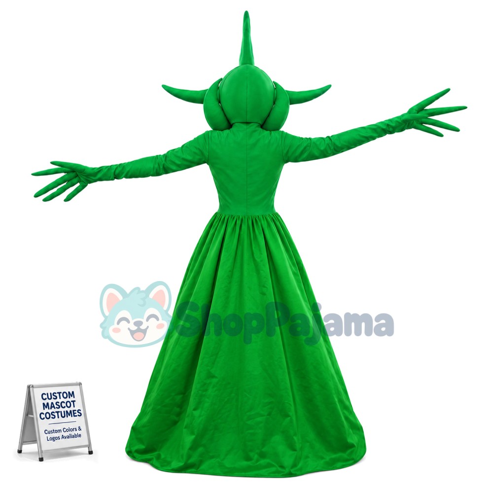 Thriller Green Dryad Mascot Costume