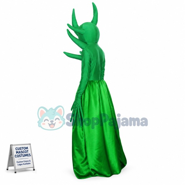 Thriller Green Dryad Mascot Costume