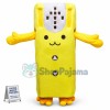 Yellow Air-conditioner Remote Mascot Costume