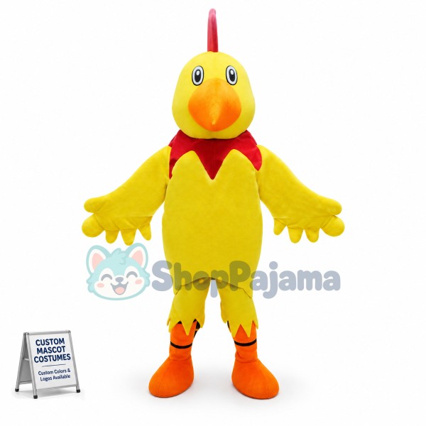 Aggressive Cockfight Mascot Costume