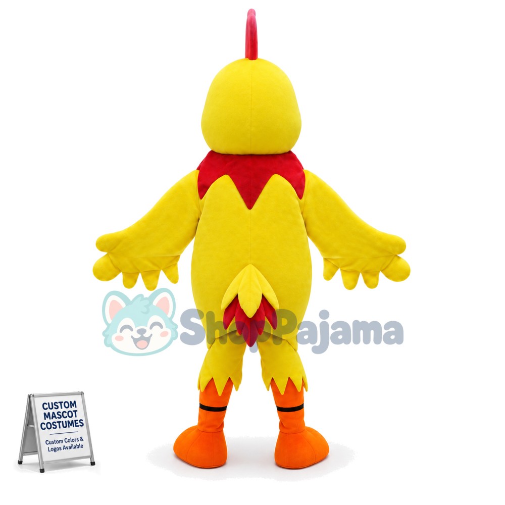 Aggressive Cockfight Mascot Costume