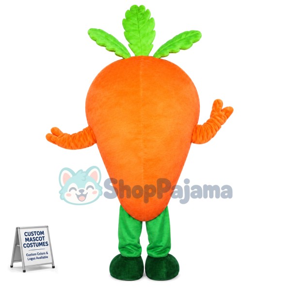 Triangle Carrot Cartoon Mascot Costume