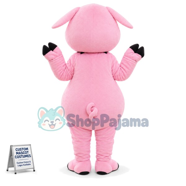 Adult Sharp Teeth Pig Mascot Costume