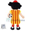 Brazilian Football Boy Mascot Costume
