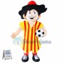 Brazilian Football Boy Mascot Costume