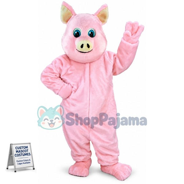 Adult Size Pig Mascot Costume
