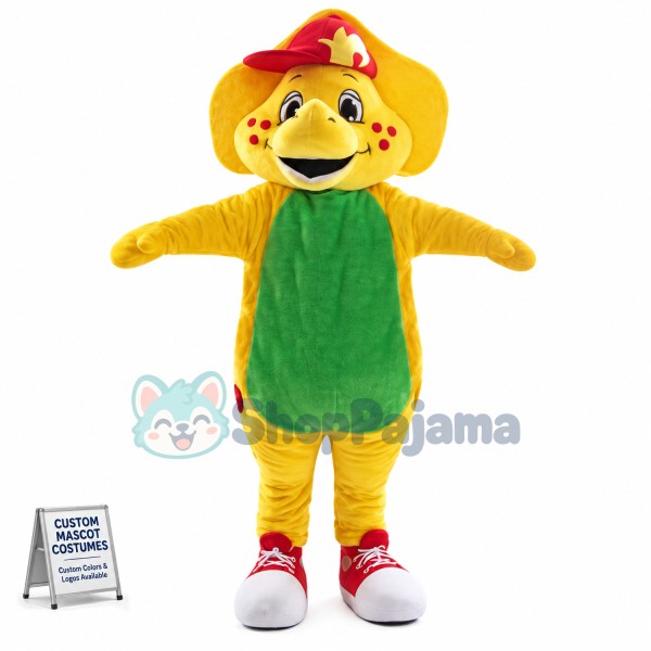 Barney & Friends Yellow Triceratop Mascot Costume