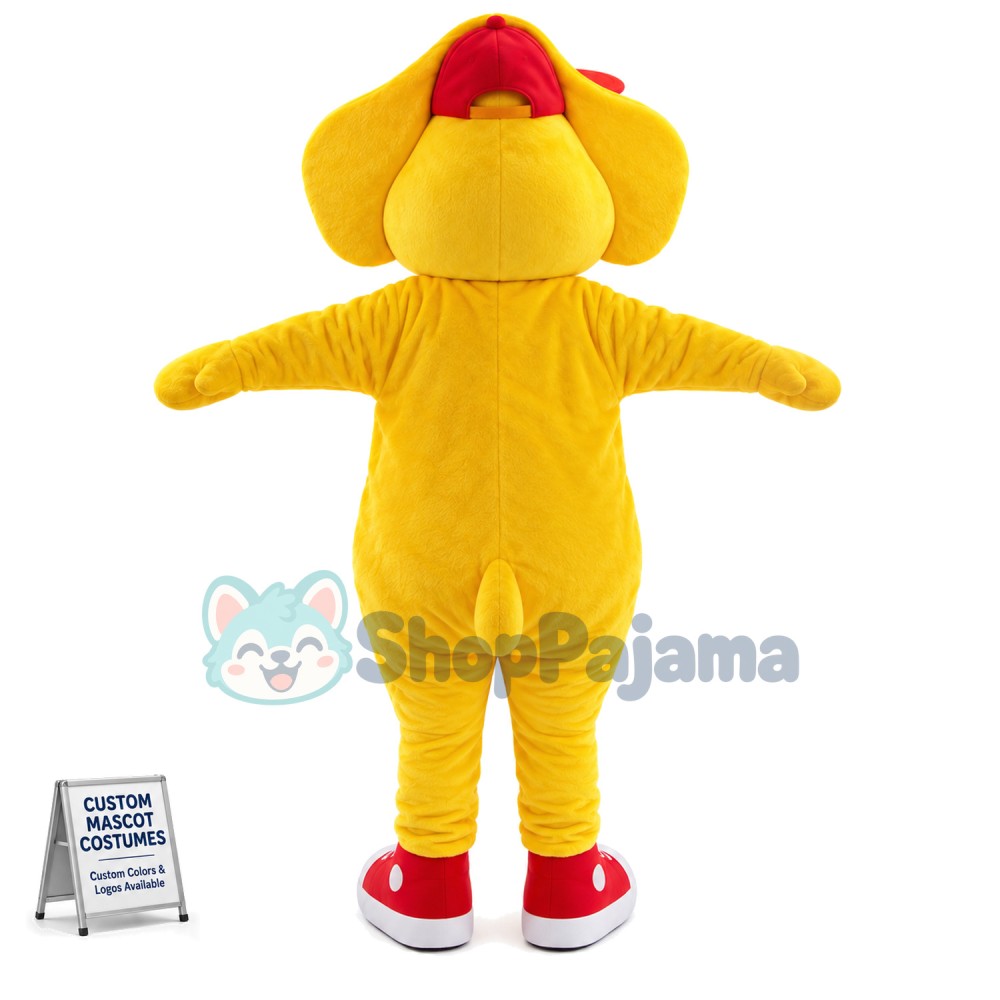 Barney & Friends Yellow Triceratop Mascot Costume