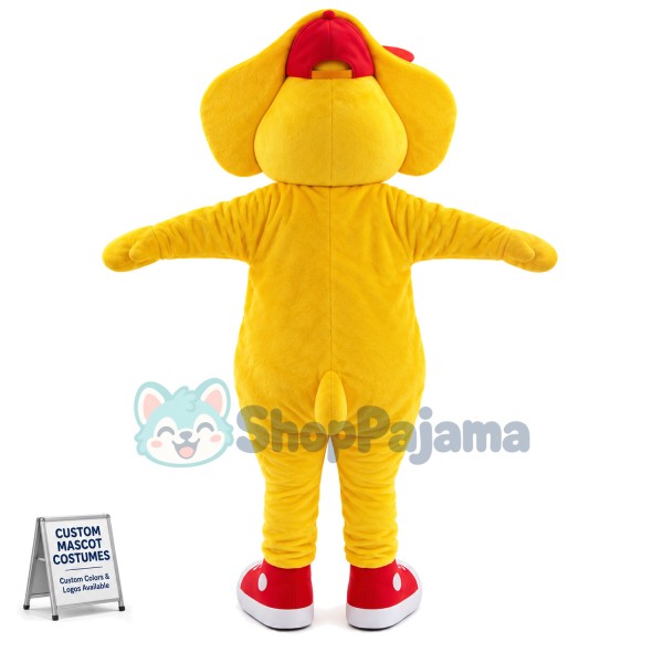 Barney & Friends Yellow Triceratop Mascot Costume