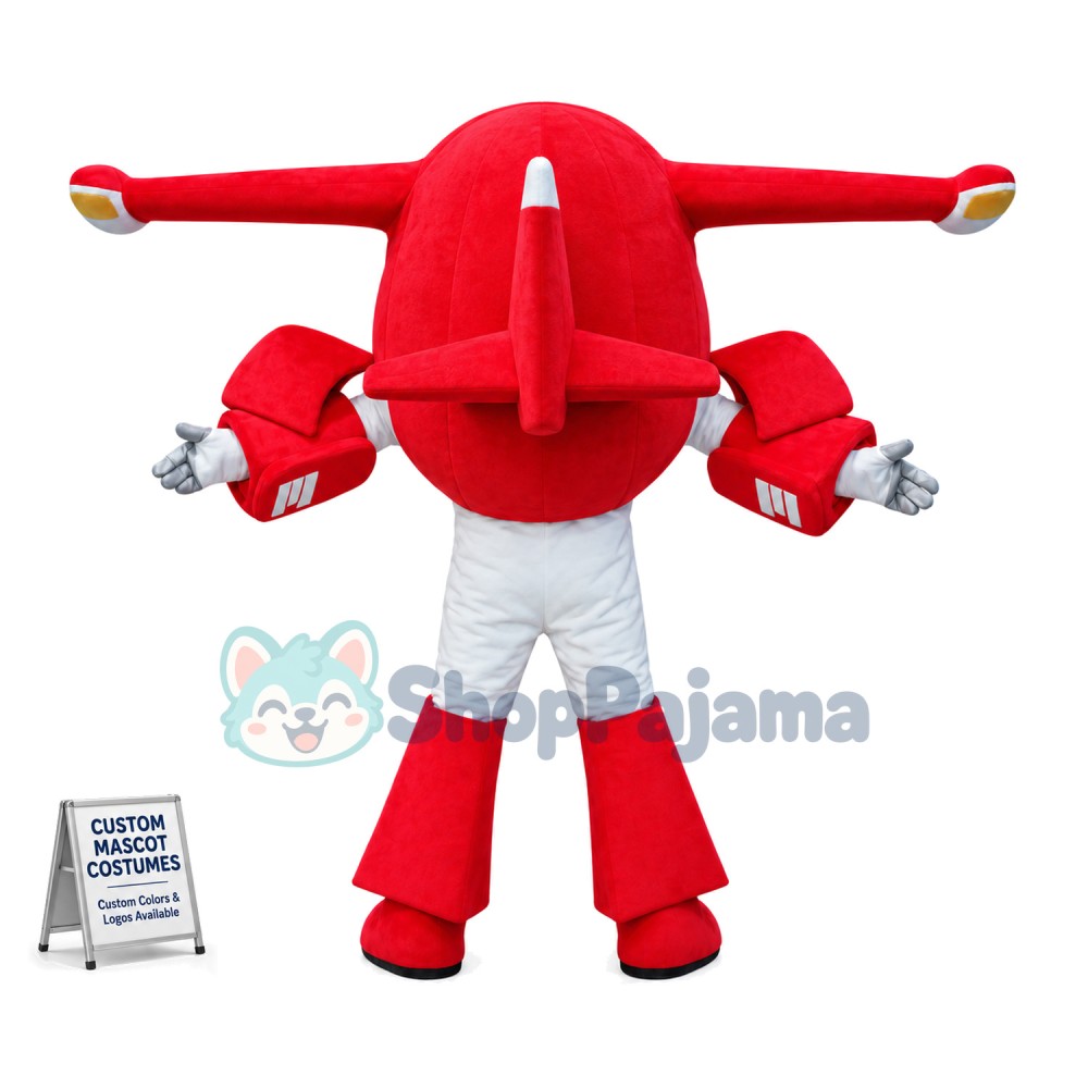 Jett Mascot Super Wings Costume
