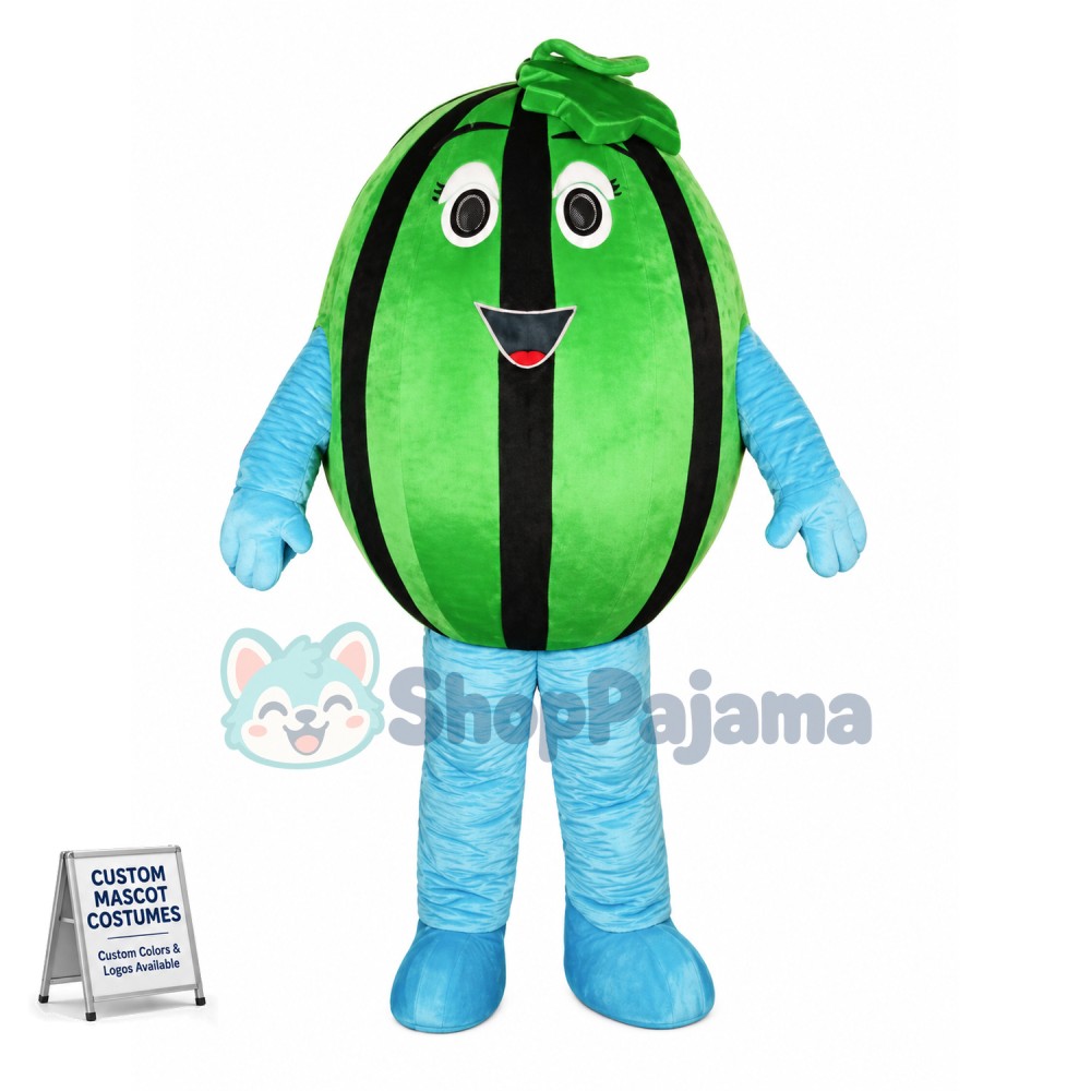 Cartoon Watermelon Mascot Costume