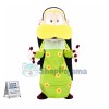 Green Nightgown Priest Mascot Costume